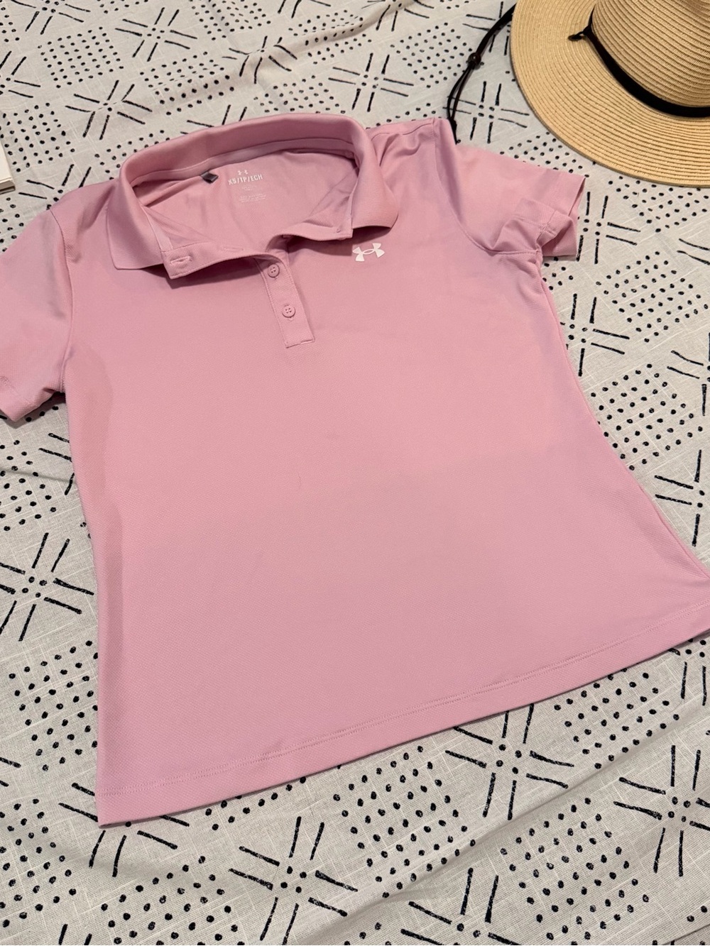 Under Armour Light Pink Performance Polo